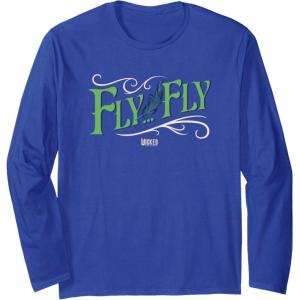 imageWicked For Good Fly Fly Long Sleeve TShirtRoyal Blue