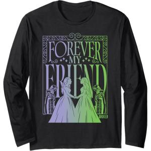 imageWicked For Good Forever My Friend Silhouettes Long Sleeve TShirtBlack