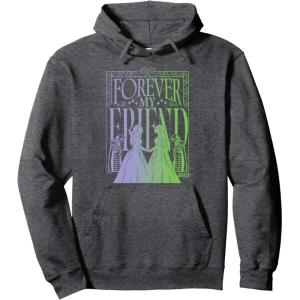 imageWicked For Good Forever My Friend Silhouettes Pullover HoodieDark Heather Grey
