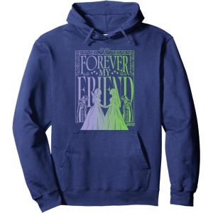 imageWicked For Good Forever My Friend Silhouettes Pullover HoodieNavy Blue
