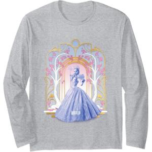 imageWicked For Good Glinda Shades of Blue Long Sleeve TShirtHeather Grey