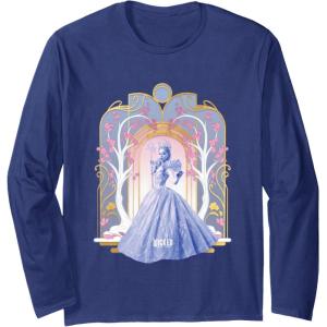 imageWicked For Good Glinda Shades of Blue Long Sleeve TShirtNavy Blue