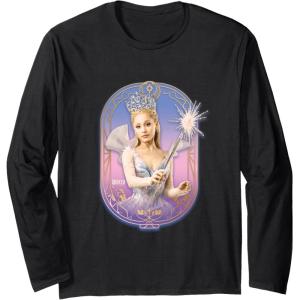 imageWicked For Good Glinda Sparkling Wand Long Sleeve TShirtBlack