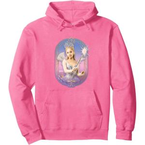 imageWicked For Good Glinda Sparkling Wand Pullover HoodieBright Pink
