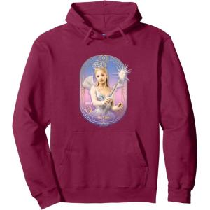 imageWicked For Good Glinda Sparkling Wand Pullover HoodieBurgundy
