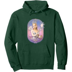imageWicked For Good Glinda Sparkling Wand Pullover HoodieDark Green