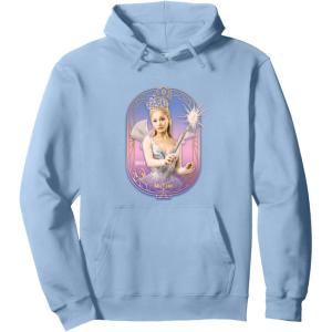imageWicked For Good Glinda Sparkling Wand Pullover HoodieDusty Blue