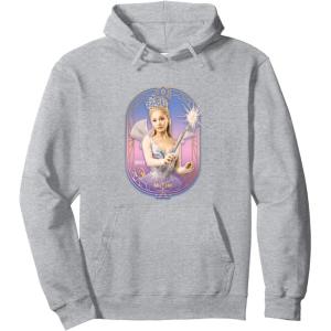 imageWicked For Good Glinda Sparkling Wand Pullover HoodieHeather Grey