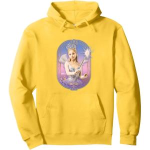 imageWicked For Good Glinda Sparkling Wand Pullover HoodieLemon Yellow