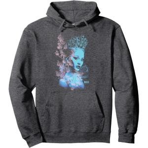 imageWicked For Good Glinda Striking Portrait Pullover HoodieDark Heather Grey