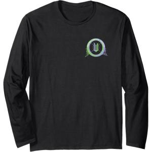 imageWicked For Good Glinda and Elphaba Friends Front ampamp Back Long Sleeve TShirtBlack