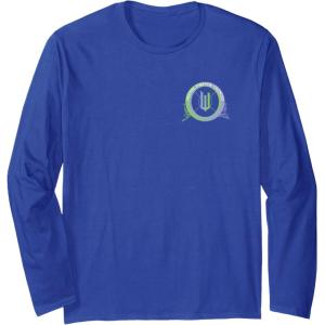 imageWicked For Good Glinda and Elphaba Friends Front ampamp Back Long Sleeve TShirtRoyal Blue