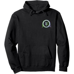 imageWicked For Good Glinda and Elphaba Friends Front ampamp Back Pullover HoodieBlack