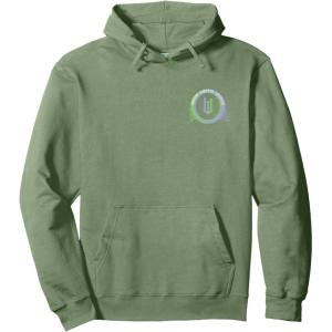 imageWicked For Good Glinda and Elphaba Friends Front ampamp Back Pullover HoodieSage Green