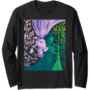 imageWicked For Good Glinda and Elphaba in Perfect Contrast Long Sleeve TShirtBlack