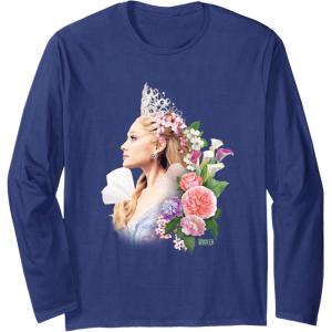 imageWicked For Good Glinda in Bloom Long Sleeve TShirtNavy Blue