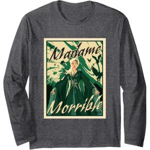 imageWicked For Good The Might of Morrible Long Sleeve TShirtDark Heather Grey