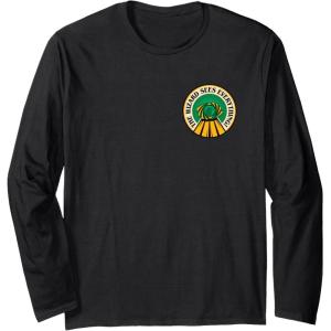 imageWicked For Good The Wizard Sees Everything Front ampamp Back Long Sleeve TShirtBlack