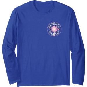 imageWicked For Good We Believe in Glinda Front ampamp Black Long Sleeve TShirtRoyal Blue