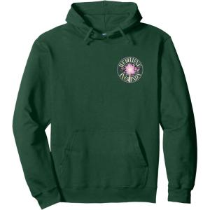 imageWicked For Good We Believe in Glinda Front ampamp Black Pullover HoodieDark Green