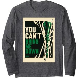 imageWicked For Good You Cant Bring Me Down Long Sleeve TShirtDark Heather Grey