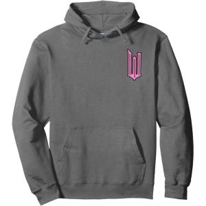 imageWicked Logo Glinda Daydreaming Playful Cartoon Style Pullover HoodieAsphalt Grey