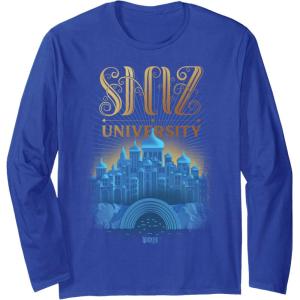 imageWicked Shiz University Collegiate Scape Long Sleeve TShirtRoyal Blue