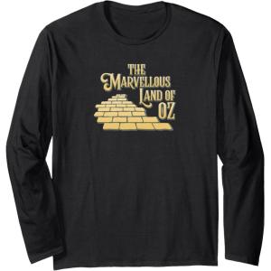 imageWicked The Marvellous Land Of Oz Yellow Brick Road FampampB Long Sleeve TShirtBlack