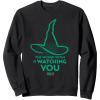 imageWicked For Good Elphaba Watchful Hat SweatshirtBlack