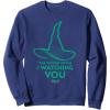 imageWicked For Good Elphaba Watchful Hat SweatshirtNavy Blue