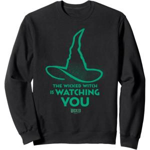 imageWicked For Good Elphaba Watchful Hat SweatshirtBlack