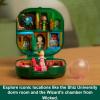 imagePolly Pocket Wicked x Collector Compact Micro Dolls and Playset 2 Themed Accessories Iconic Shiz ampamp Oz Locations Glinda Elphaba ampamp The Wizard