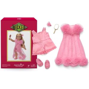 imageAmerican Girl Wicked Glinda Popular Pajamas Collector Series Doll Outfit and Accessories 5 pcs for Ages 8