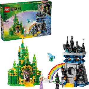 imageLEGO Wicked Emerald City ampamp Kiamo Ko Castle Building Toy  Elphaba ampamp Glinda Toy Figures 2 Buildable Playsets ampamp Flying Monkey Minifigure for Kids Ages 9  Wicked Merch Gift for Girls ampamp Boys  75689
