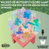 imageIdea Nuova Wicked The Movie 3D Iridescent Butterfly Accent Lamp and Tabletop Night Light with Wood Base