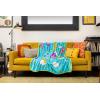 imageSilver Buffalo Wicked Featuring Glinda and Elphaba Double Sided 45quot x 60quot Fleece Throw Soft and Cozy Blanket 250 GSMCare Bears Clouds and Stars