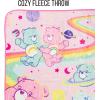 imageSilver Buffalo Wicked Featuring Glinda and Elphaba Double Sided 45quot x 60quot Fleece Throw Soft and Cozy Blanket 250 GSMCare Bears Rainbow