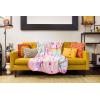 imageSilver Buffalo Wicked Featuring Glinda and Elphaba Double Sided 45quot x 60quot Fleece Throw Soft and Cozy Blanket 250 GSMCare Bears Rainbow