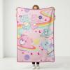 imageSilver Buffalo Wicked Featuring Glinda and Elphaba Double Sided 45quot x 60quot Fleece Throw Soft and Cozy Blanket 250 GSMCare Bears Rainbow