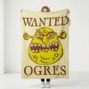 imageSilver Buffalo Wicked Featuring Glinda and Elphaba Double Sided 45quot x 60quot Fleece Throw Soft and Cozy Blanket 250 GSMShrek Wanted Orgres Sign