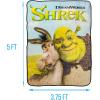 imageSilver Buffalo Wicked Featuring Glinda and Elphaba Double Sided 45quot x 60quot Fleece Throw Soft and Cozy Blanket 250 GSMShrek and Donkey Hugging