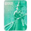 imageSilver Buffalo Wicked Featuring Glinda and Elphaba Double Sided 45quot x 60quot Fleece Throw Soft and Cozy Blanket 250 GSMWicked Featuring Glinda and Elphaba