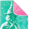 imageSilver Buffalo Wicked Featuring Glinda and Elphaba Double Sided 45quot x 60quot Fleece Throw Soft and Cozy Blanket 250 GSMWicked Featuring Glinda and Elphaba