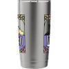 imageWicked Elphaba ampamp Glinda Peaking Playful Cartoon Style Stainless Steel Insulated TumblerBrushed Steel