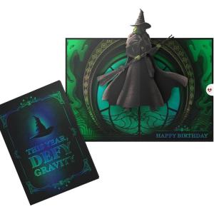 imageLovepop Wicked Birthday PopUp Card for Her and Him  3D Greeting Cards for Boys Girls Men Women  Defy Gravity  5quot x 7quot Card  Blank Notecard and Envelope IncludedWicked Defy Gravity Birthday