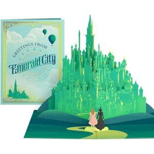imageLovepop Wicked Birthday PopUp Card for Her and Him  3D Greeting Cards for Boys Girls Men Women  Defy Gravity  5quot x 7quot Card  Blank Notecard and Envelope IncludedWicked Greetings from Emerald City