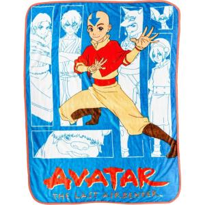 imageSilver Buffalo Wicked Featuring Glinda and Elphaba Double Sided 45quot x 60quot Fleece Throw Soft and Cozy Blanket 250 GSMAvatar the Last Airbender