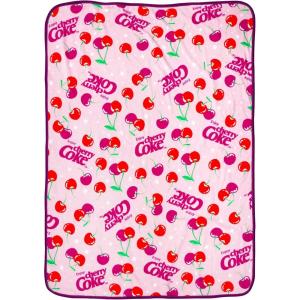 imageSilver Buffalo Wicked Featuring Glinda and Elphaba Double Sided 45quot x 60quot Fleece Throw Soft and Cozy Blanket 250 GSMCocacola Cherry Coke