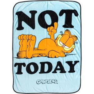 imageSilver Buffalo Wicked Featuring Glinda and Elphaba Double Sided 45quot x 60quot Fleece Throw Soft and Cozy Blanket 250 GSMGarfield Not Today