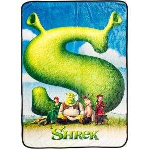 imageSilver Buffalo Wicked Featuring Glinda and Elphaba Double Sided 45quot x 60quot Fleece Throw Soft and Cozy Blanket 250 GSMShrek Movie Poster